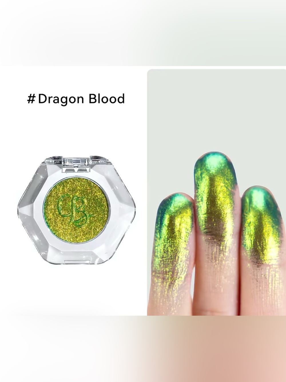 Dragon Blood, NIB Ourbella single multi-chrome eyeshadow